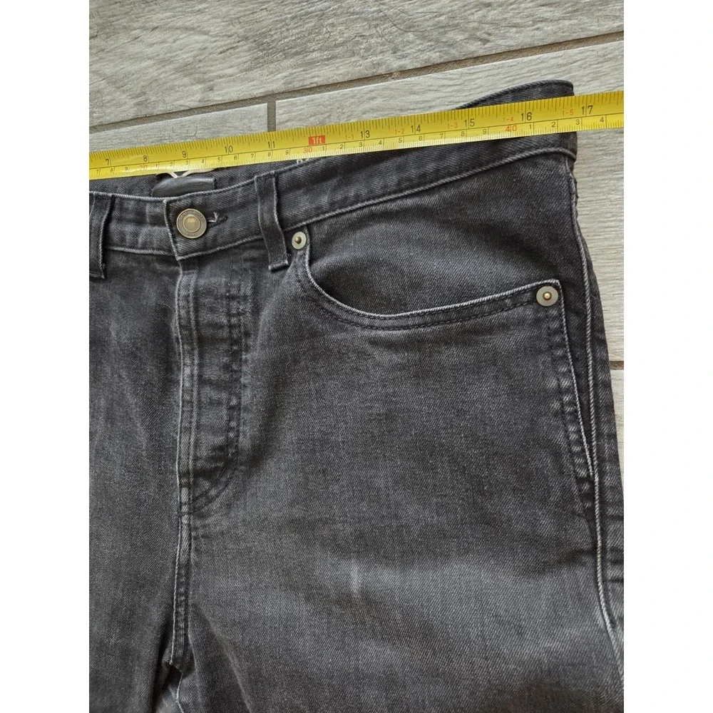 Saint Laurent Paris D14 Black Slim-fit Low-waist Mens Jeans Denim Italy 34×32